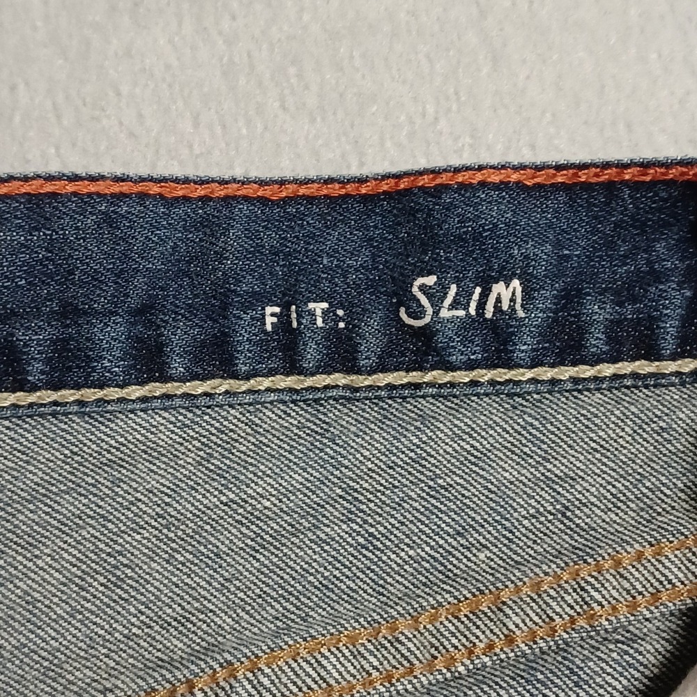 Eddie Bauer Mens Slim Fit‎ Jeans 32x34 Blue Denim Stretch 11107973 SS21 - Picture 10 of 10